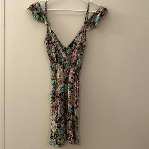 Off The Shoulder Floral Dress